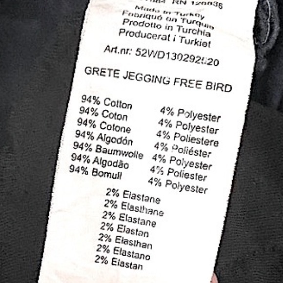 J. Lindeberg “Grete’ Stockholm Freebird Wash Slim Fit Skinny Jeans Mid-Rise - Picture 7 of 12